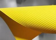 Vuelta solidificada amarilla en la HVAC papel de filtro de 0,45 micrones