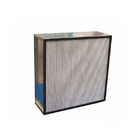 Purificador del aire del filtro del estilo H14 Hepa de la caja del vidrio de fibra de 0,3 micrones