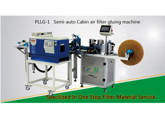 filtro de aire semi auto de la cabina de 10pcs/Min Knife Pleating Machine PLLG-2 que pega el CE del certificado