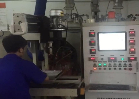 2-10 máquina de la inyección del pegamento de la PU del filtro del m Min Rotary Pleating Machine Air