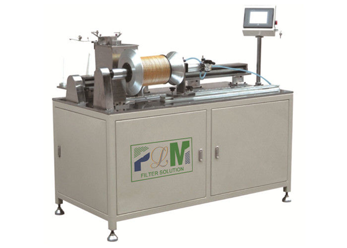 Derretimiento caliente del equipo de fabricación del filtro de aire PLRX-1000 HDAF que rosca la bobina fija