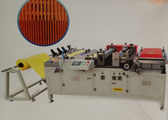 50m/Min Rotary Paper Air Filter que plisa la máquina 380V 50Hz